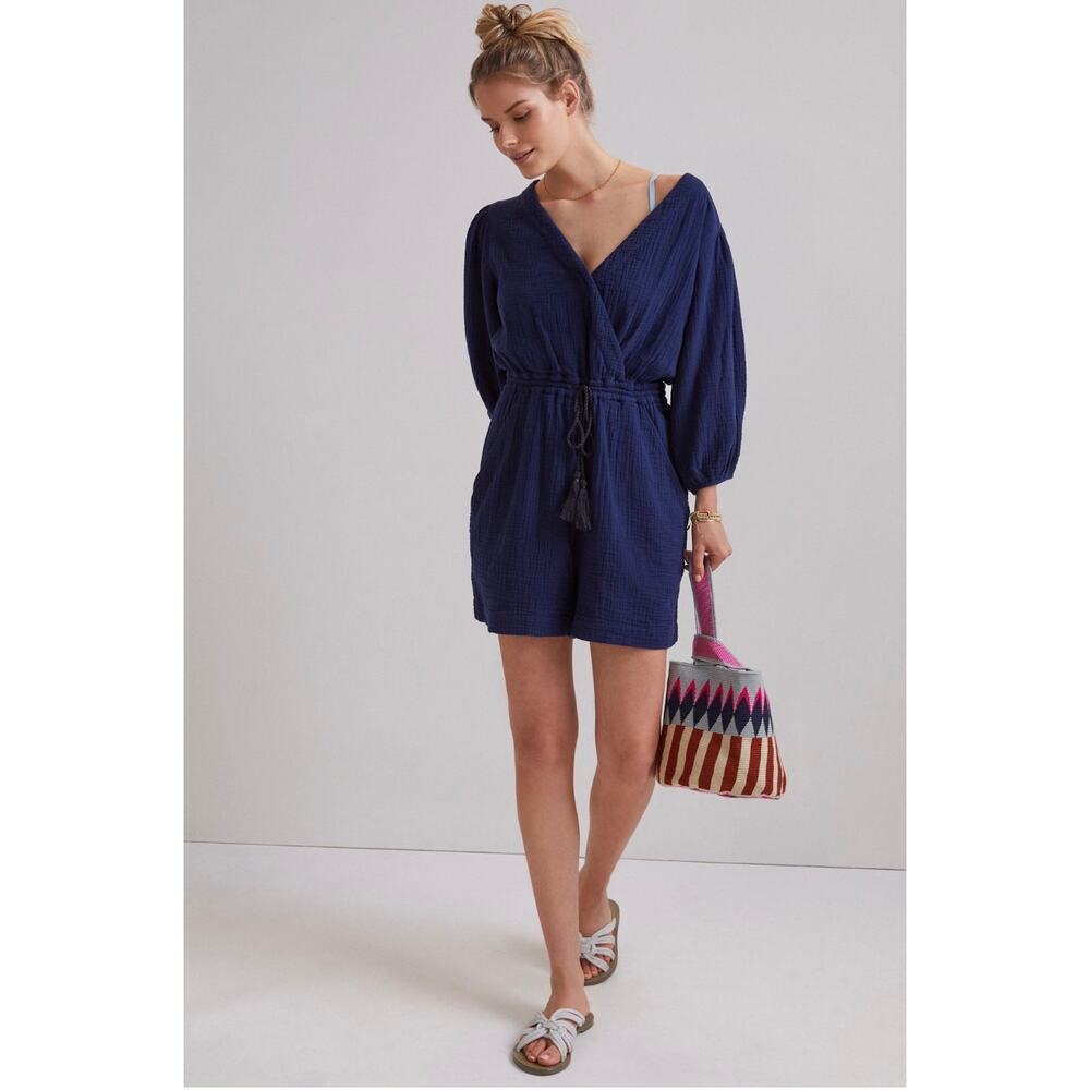 Maeve Celia Gauzy Romper from Anthropologie / sz M
